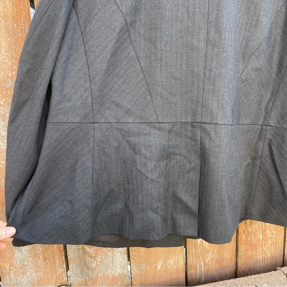 SEJOUR Women’s Gray Navy Blazer Jacket Single Breasted Size 18W - Picture 11 of 14